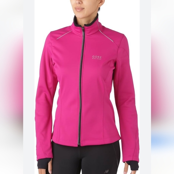 GORE-TEX Jackets & Blazers - GORETEX Windstopper Soft Shell Bike Wear Women's Contest. Fushia Red. Size Small